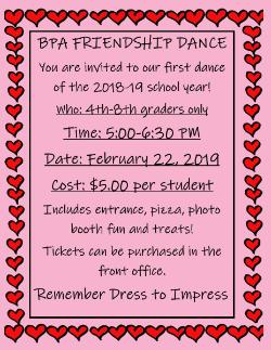 BPA 2018-2019 Friendship Dance 